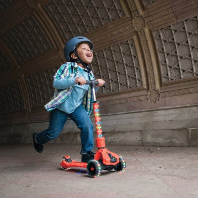 NEW Jetson Saturn Folding Kick Kids' Scooter with Lights for Kids 3 and up