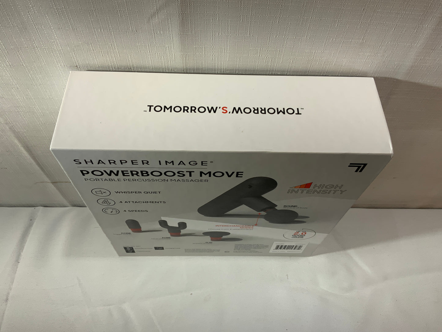 NEW Sharper Image POWERBOOST Move Portable Percussion Massager