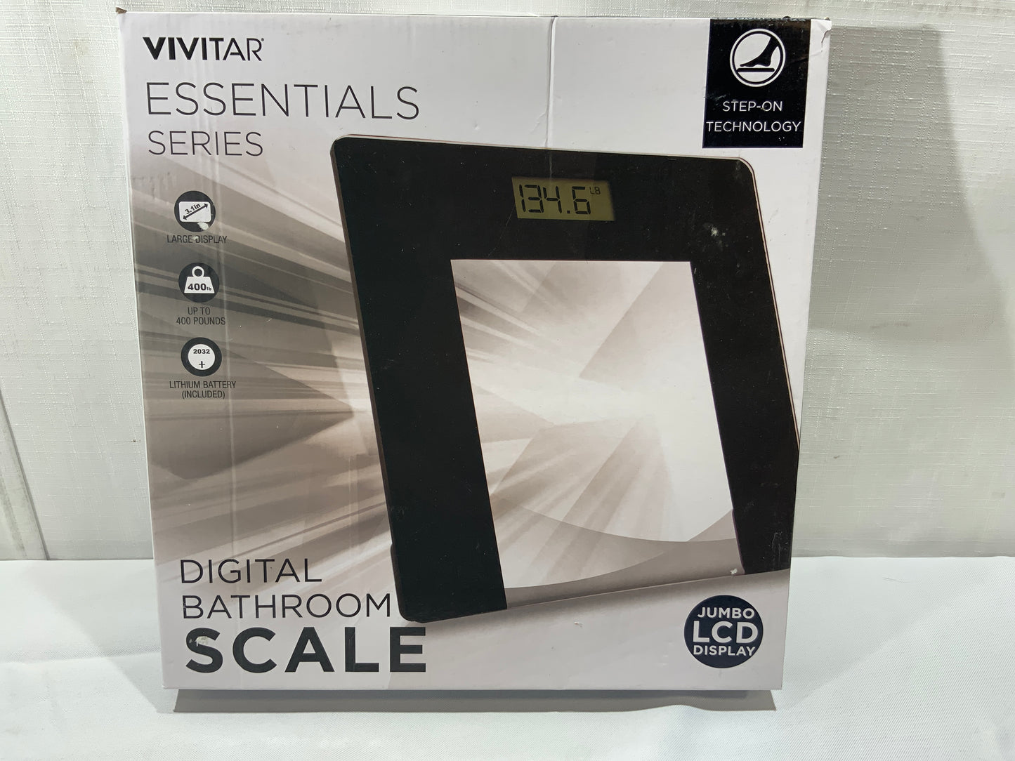 NEW Vivitar Essential Series Digital Bathroom Scale