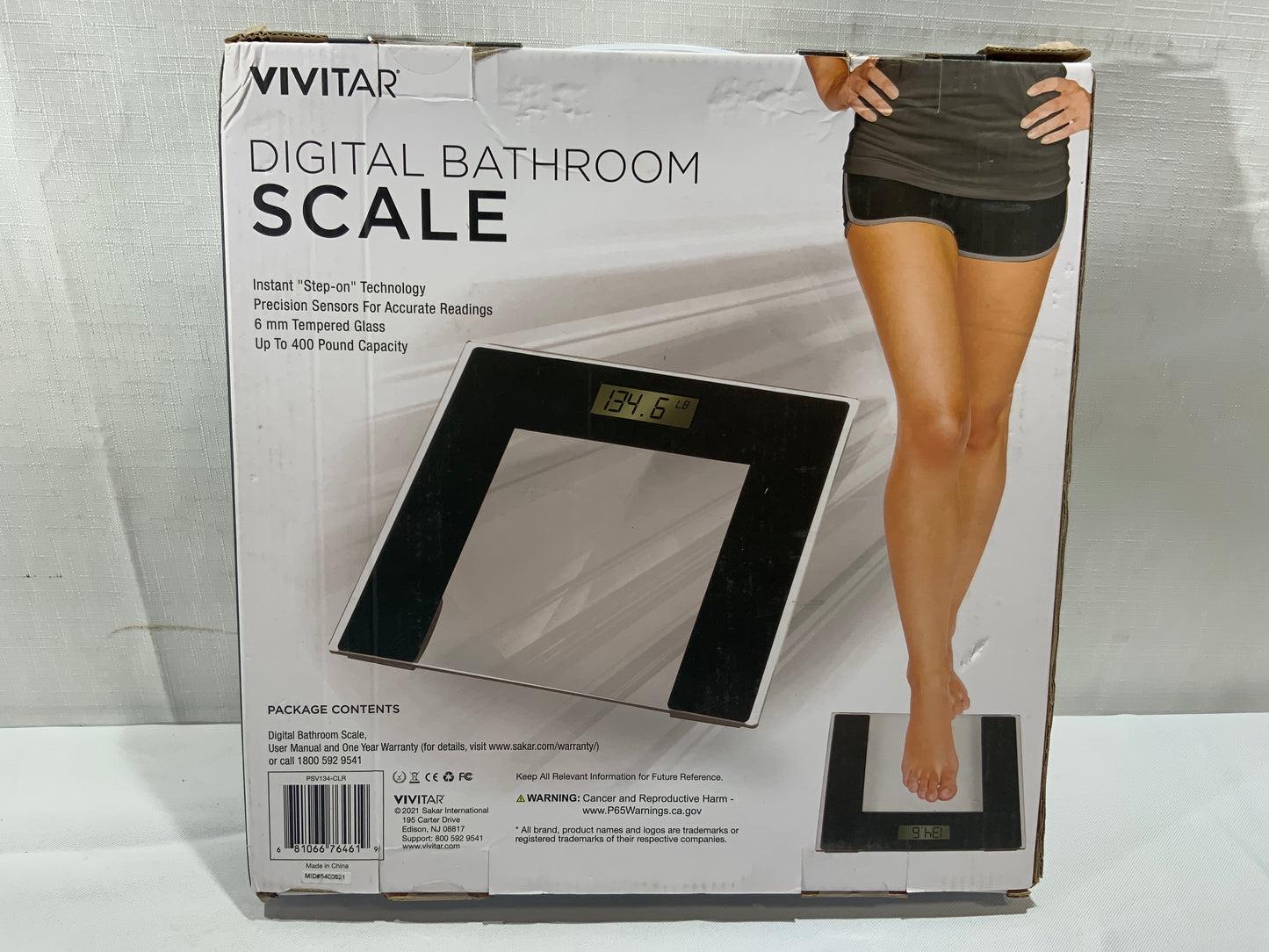 NEW Vivitar Essential Series Digital Bathroom Scale