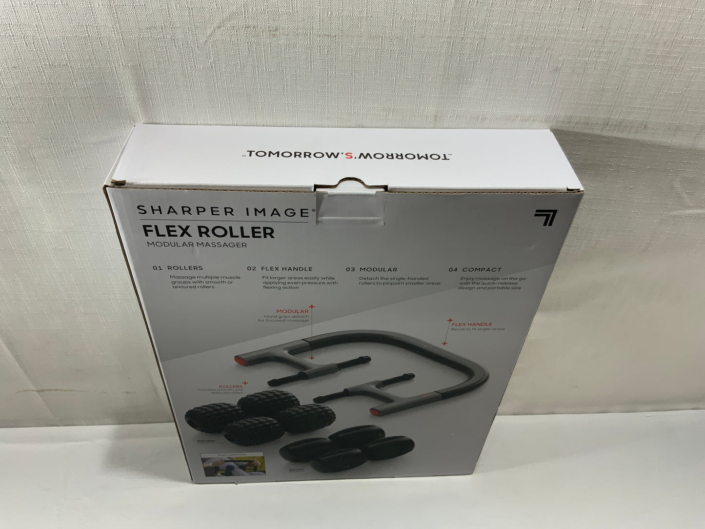 NEW Sharper Image Flex Roller Modular Massager