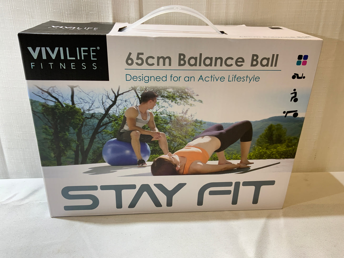 NEW Vivilife Fitness Stay Fit 65 cm Balance Ball