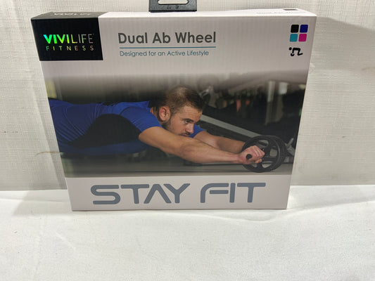 NEW VIVILIFE Fitness Dual Ab Wheel