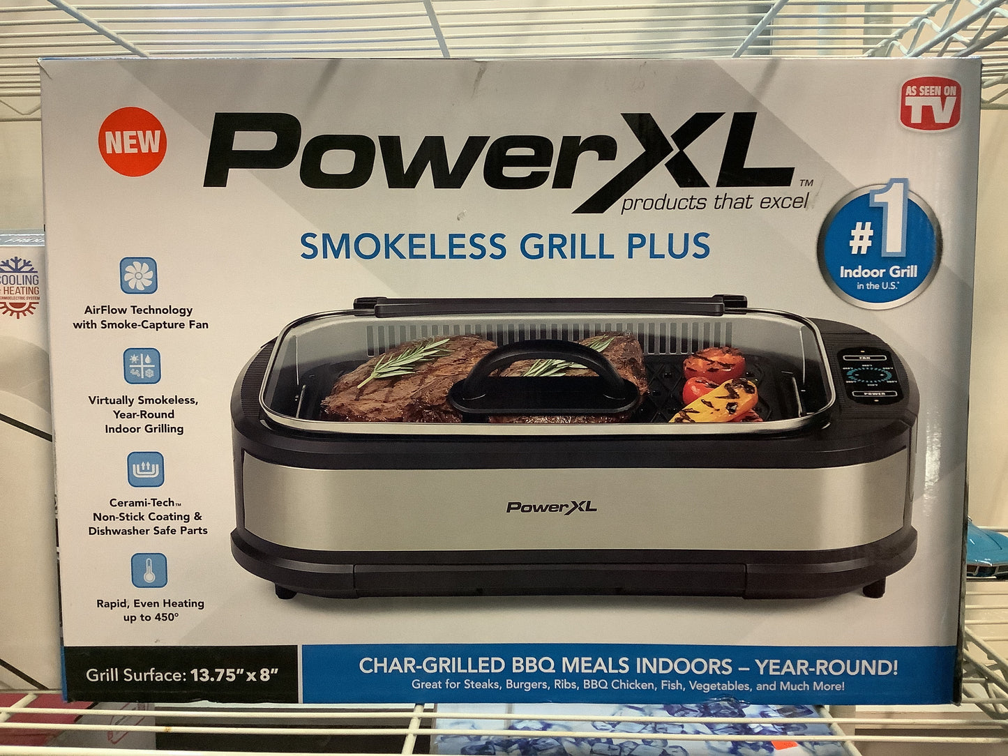 NEW Power XL Smokeless Grill Plus