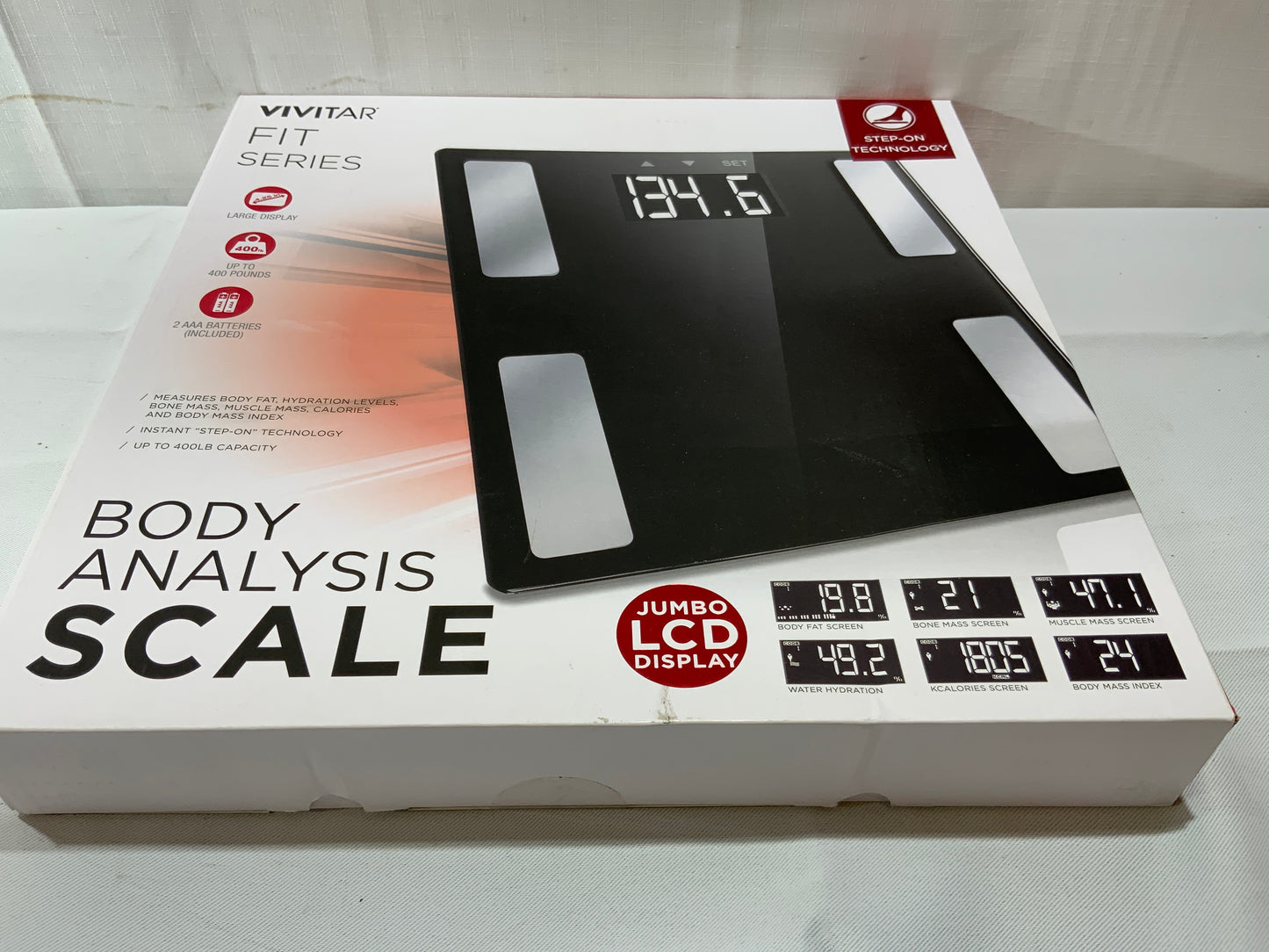 NEW Vivitar Fit Series Digital Body Analysis Scale