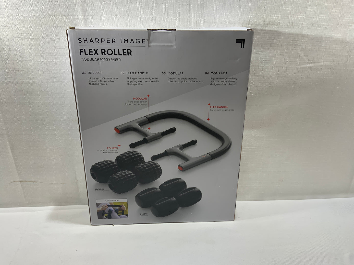 NEW Sharper Image Flex Roller Modular Massager