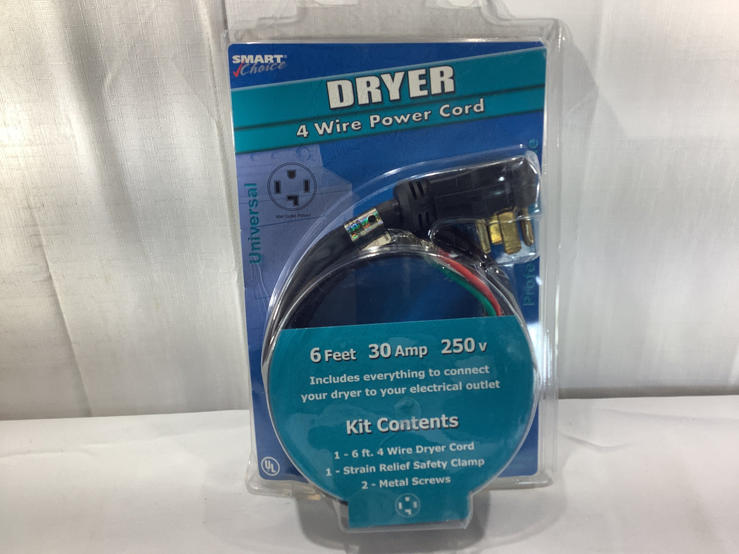 NEW Smart Choice 4 Wire DRYER Power Cord