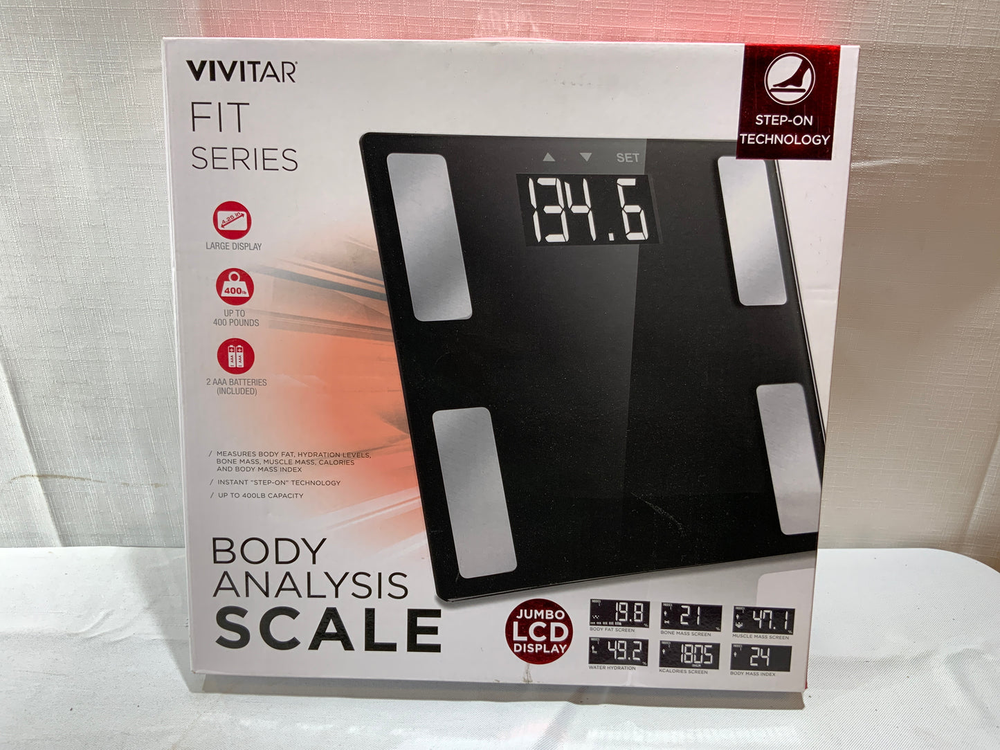 NEW Vivitar Fit Series Digital Body Analysis Scale