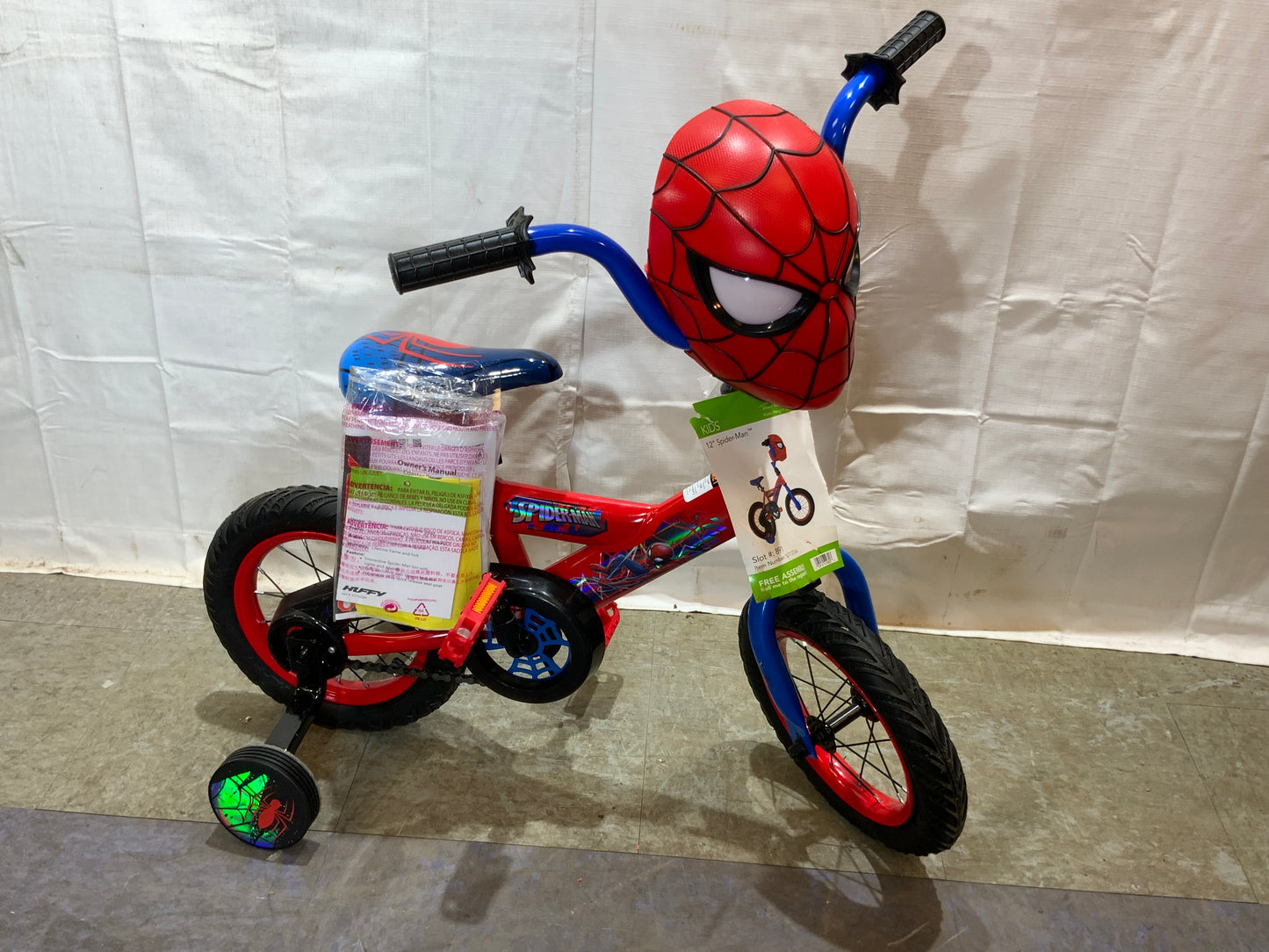 NEW 12” Boy’s Huffy Marvel Spider-Man BMX Bike