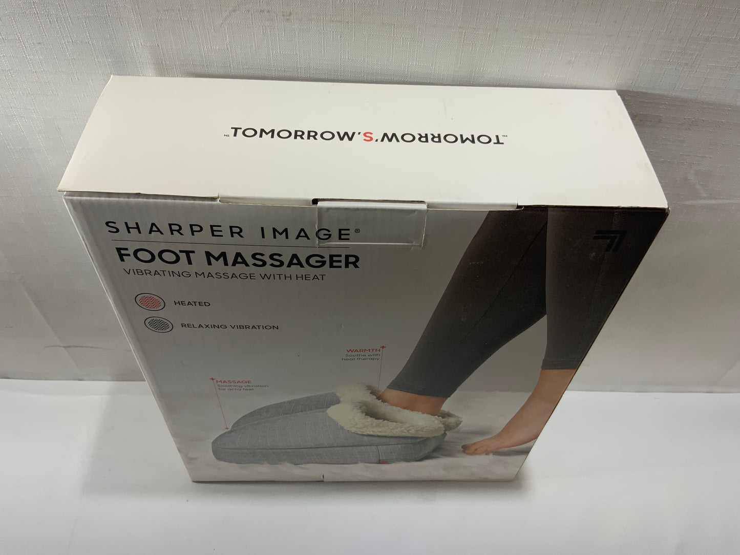 NEW Sharper Image Foot Massager Vibrating Massage With Heat